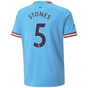 Camiseta Manchester City Stones 5 Primera Equipación 2022-23