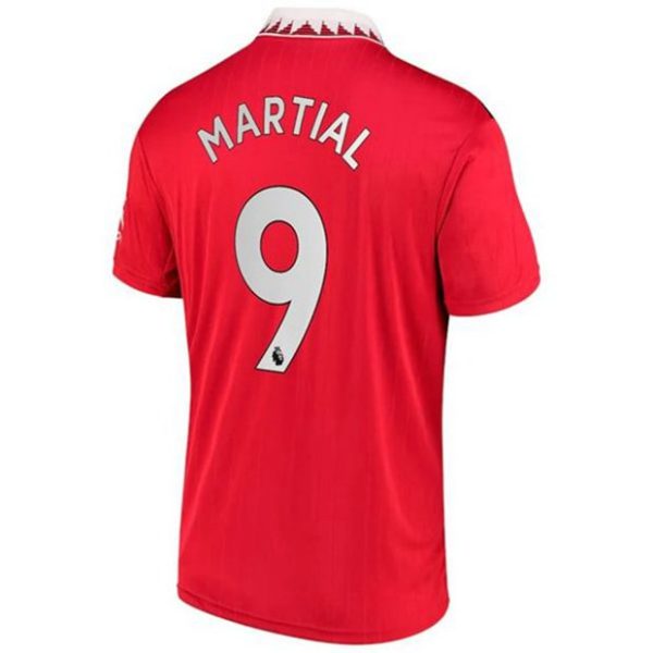 Camiseta Manchester United Martial 9 Primera Equipación 2022 2023
