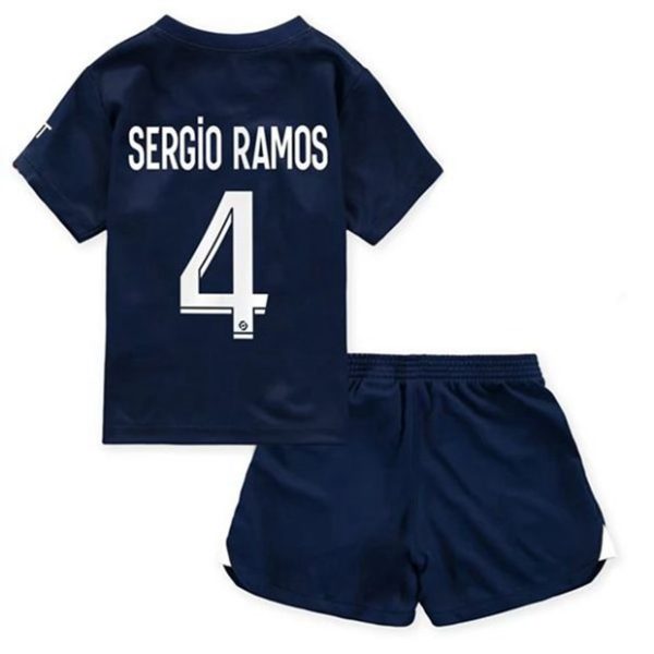 Conjunto Paris Saint Germain PSG Sergio Ramos 4 Primera Equipación Niño 2021-22