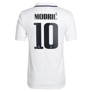 camiseta de futbol Real Madrid Luka Modrić 10 Primera Equipación 2022-23