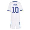 camiseta de futbol Real Madrid Luka Modrić 10 Primera Equipación Niño Kit 2021-22